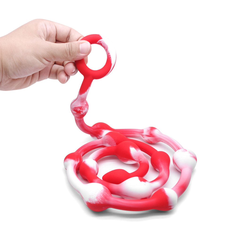 Pull Beads G-spot Back Court Stimualtion Long Anal Plug For Women Gay - Adult Toys