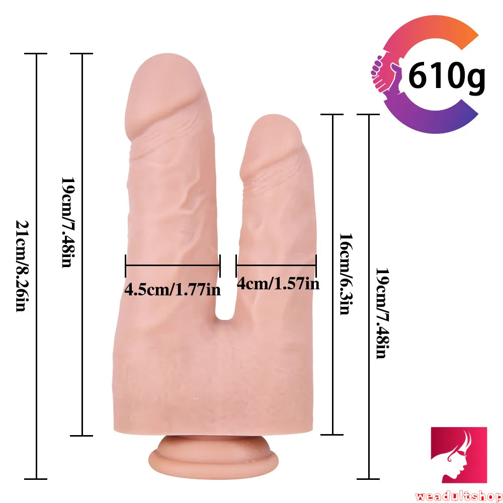 8.26in Dual Ended Dildo Adult Toy For Women Men Fucking