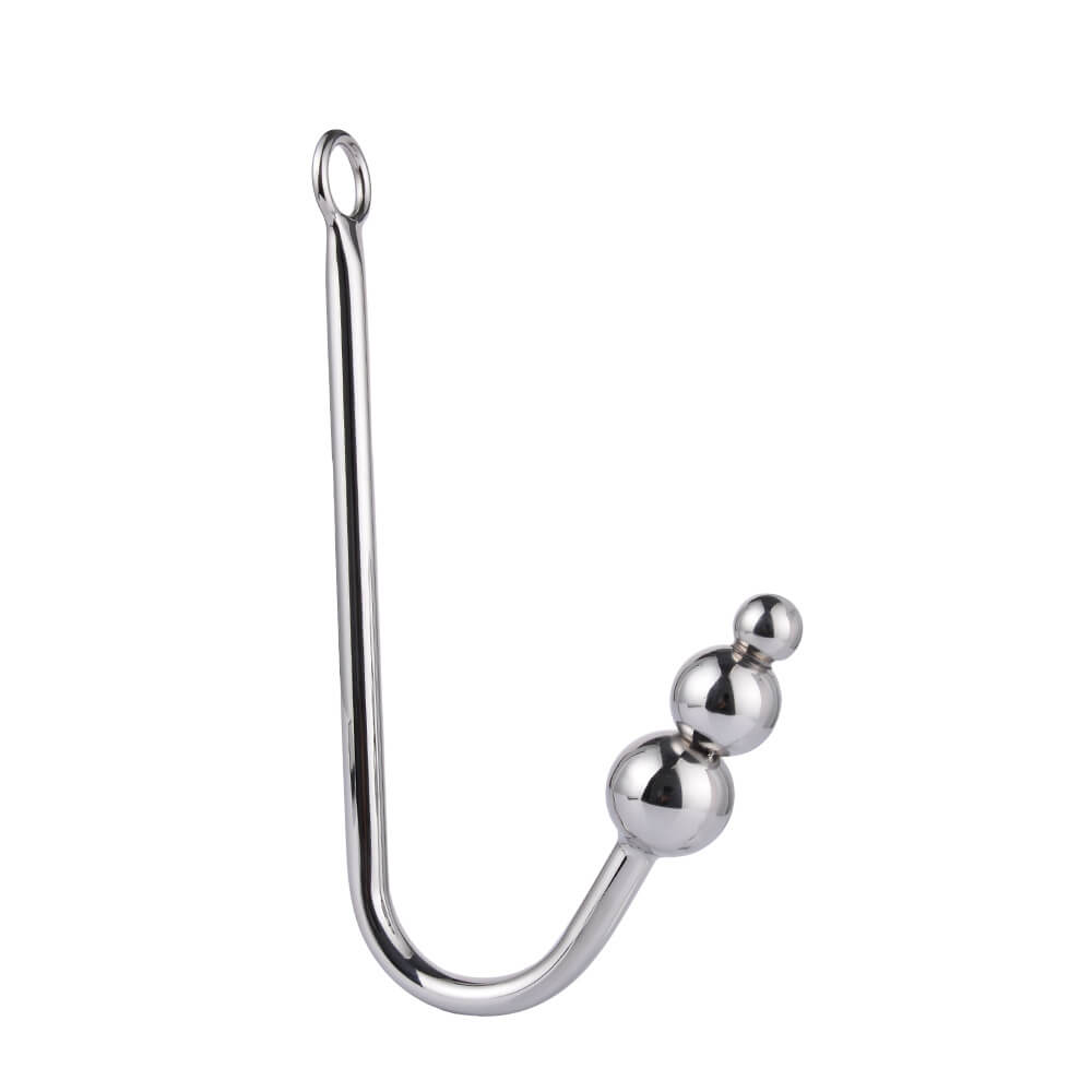 Stainless Steel Anal Hooks With Beads weadultshop