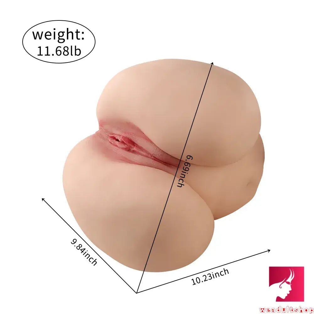 11.68lb Big Round Ass TPR Sex Doll Torso For Double Sex Pleasure