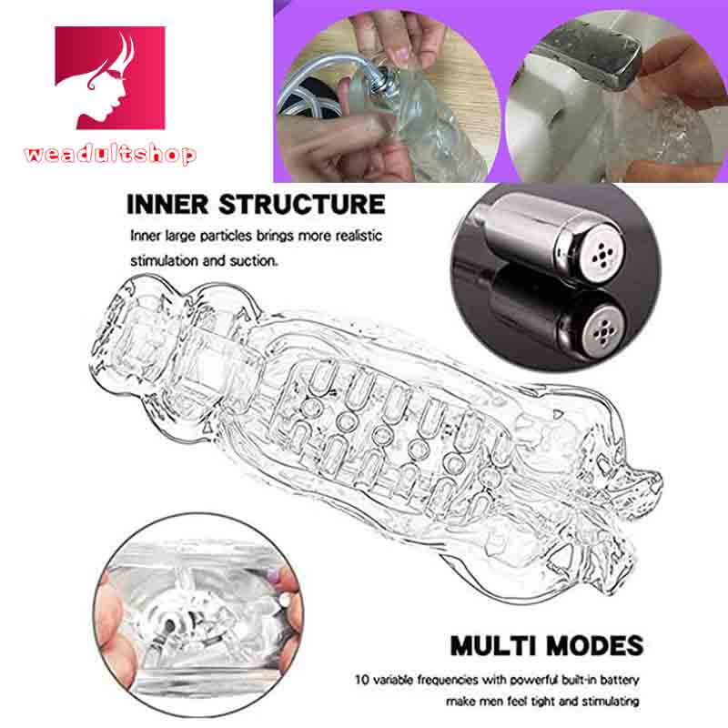 Pocket Pussy Blowjob Glans Sucking Male Sex Toy - Adult Toys