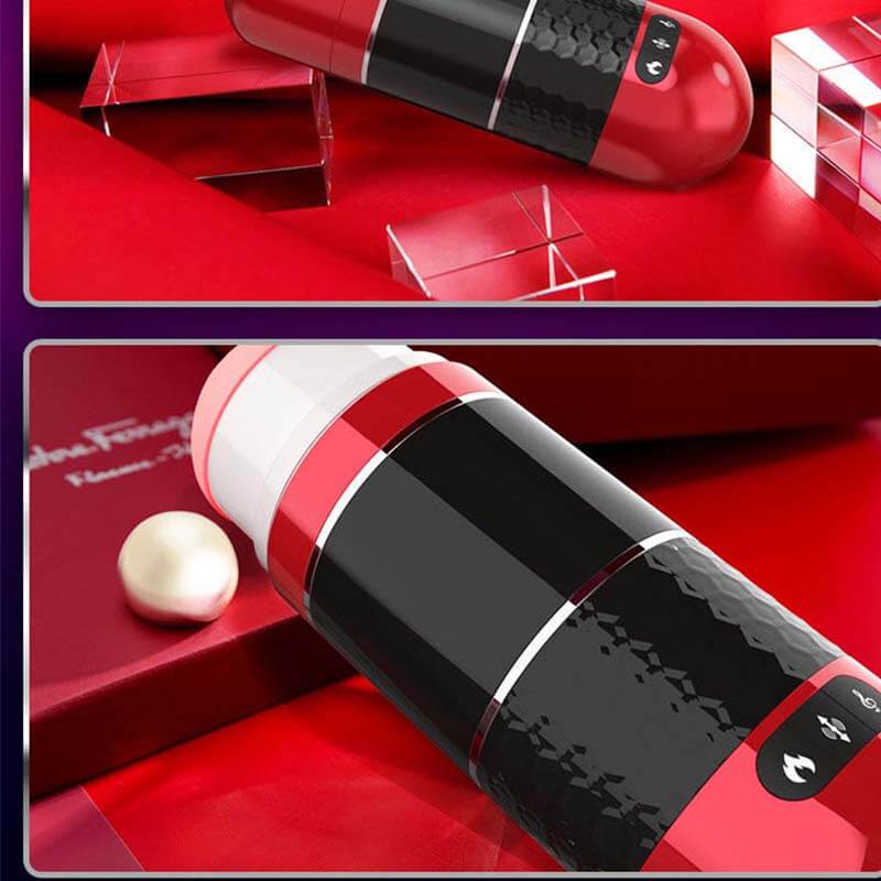 Interactive Male Masturbator VR Vibrating Thrusting Heating - Adult Toys