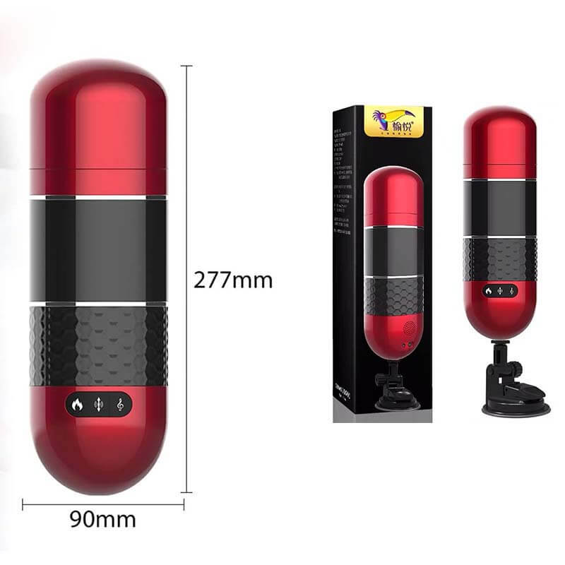 Interactive Male Masturbator VR Vibrating Thrusting Heating - Adult Toys