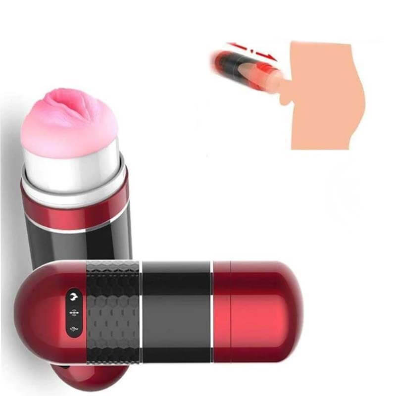 Interactive Pocket Pussy Male Masturbator VR Vibrating Thrusting Heati Interactive Pocket Pussy Male Masturbator VR Vibrating Thrusting Heati