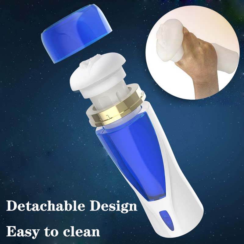 Male Masturbator Automatic Thrusting Space Sex Toy - Adult Toys
