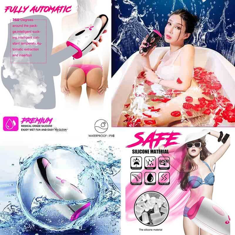 Automatic Male Masturbator Heating Sucking Mens Toys - Adult Toys