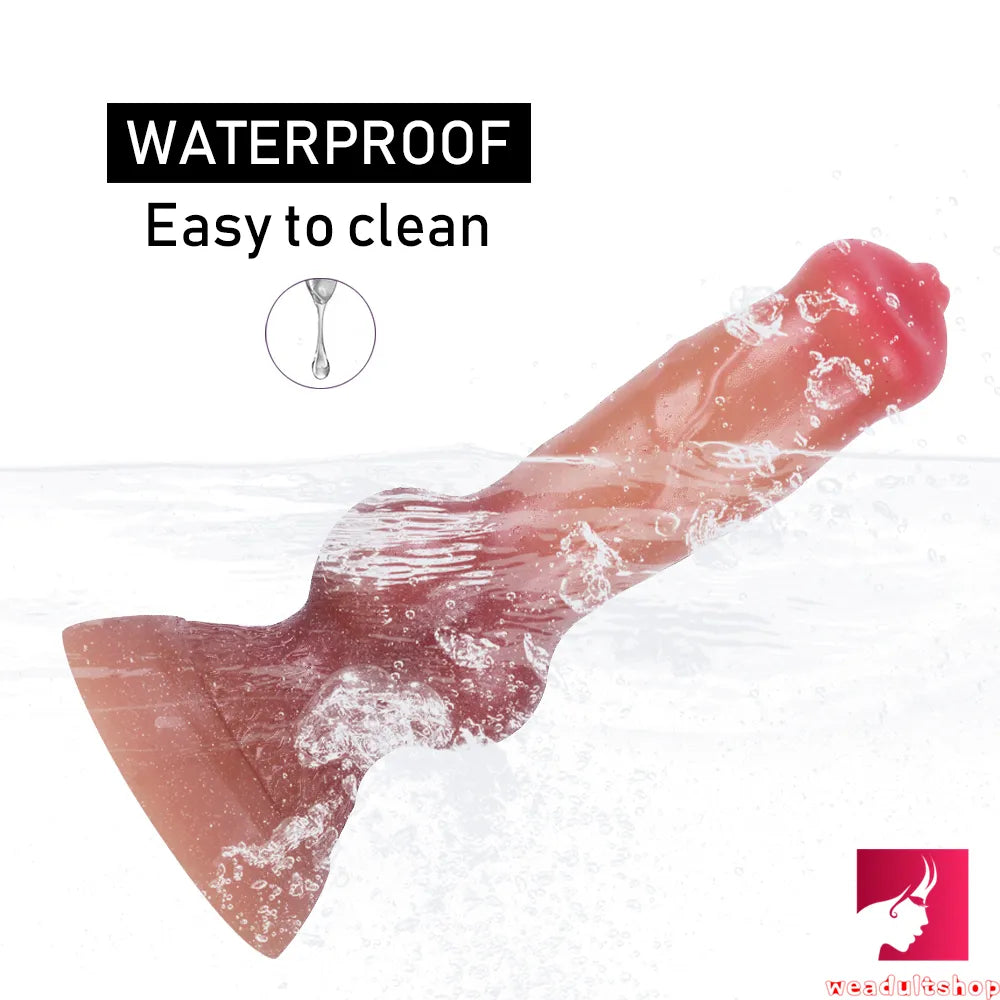 7.48in Beginner Anal Dildo Fantasy Animal Dog Couple Dildo