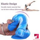 7.08in Mixed Colors Realistic Dildo Women Masturbation Sex Toy