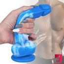 7.08in Mixed Colors Realistic Dildo Women Masturbation Sex Toy