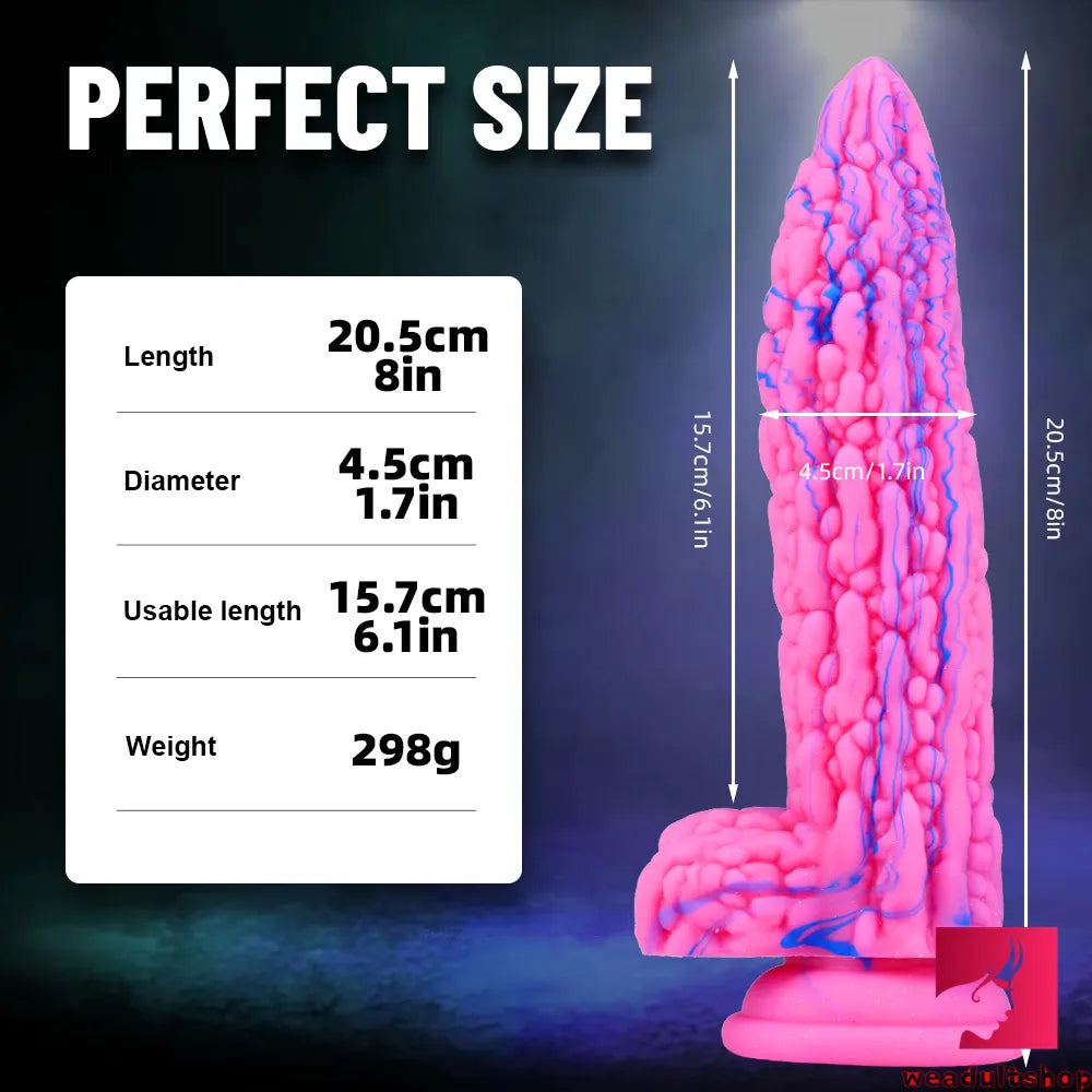 8in Bitter Melon Vegetable Real Lifelike Odd Butt Plug Dildo