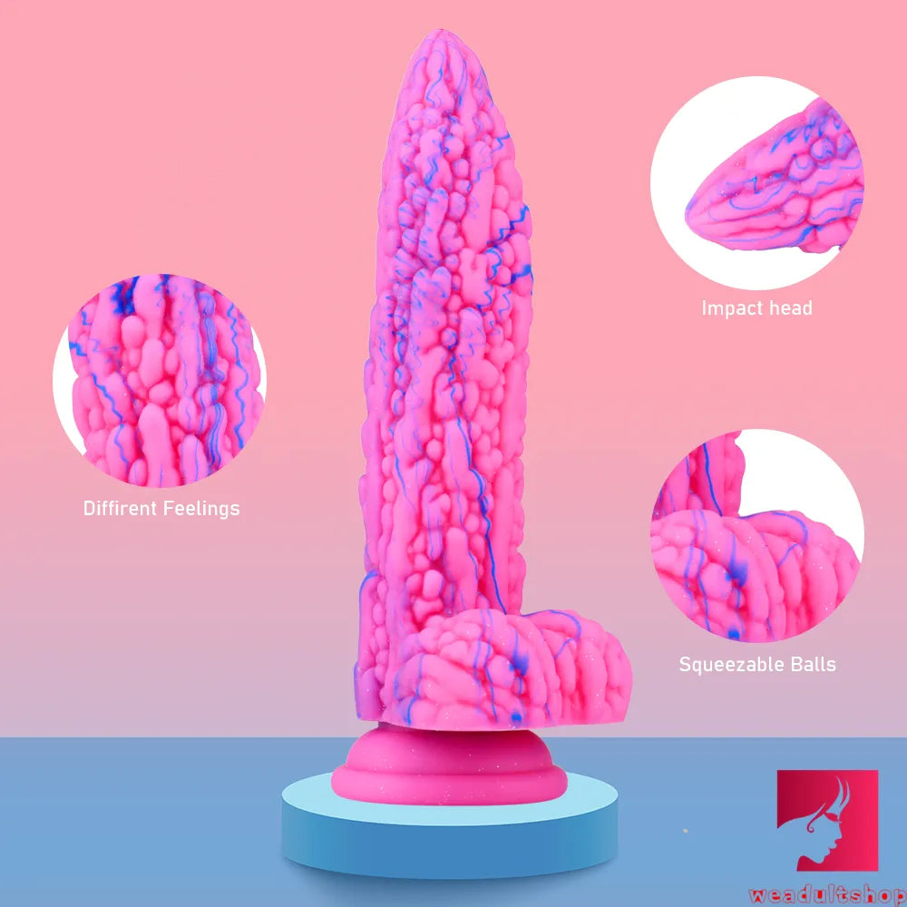 8in Bitter Melon Vegetable Real Lifelike Odd Butt Plug Dildo
