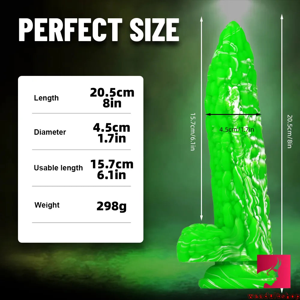 8in Bitter Melon Vegetable Real Lifelike Odd Butt Plug Dildo