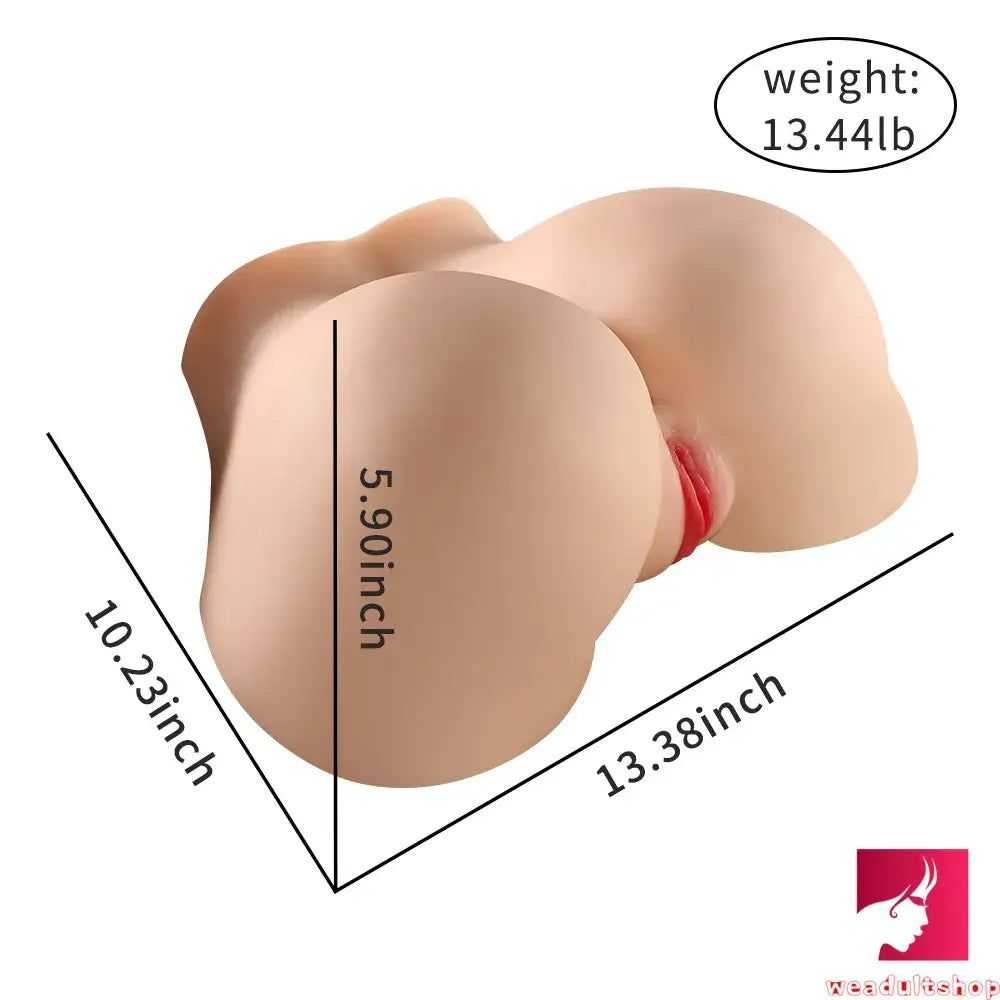 13.44lb Lifelike Big Ass Sex Torso With Tender Vagina Men Sex Toy