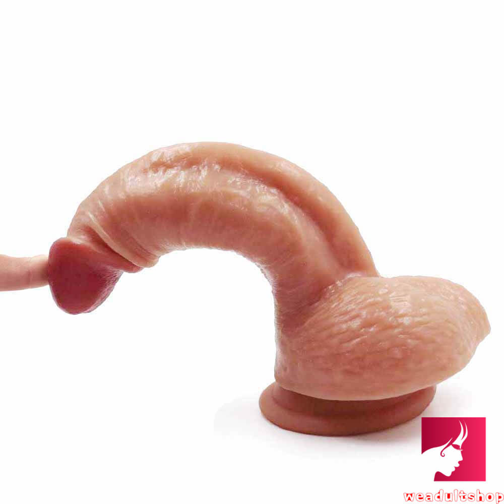 7.67in Dual Layer Dildo Real Feeling Sex Toy For Masturbation