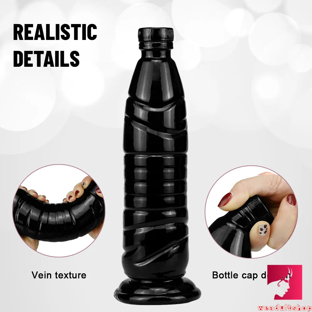 9.65in Bottle Fantasy Women Vagina Sex Penis Dildo For Adults