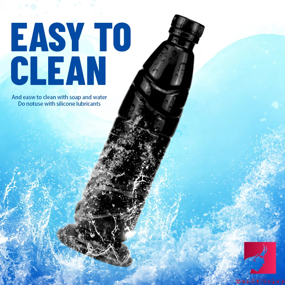 9.65in Bottle Fantasy Women Vagina Sex Penis Dildo For Adults