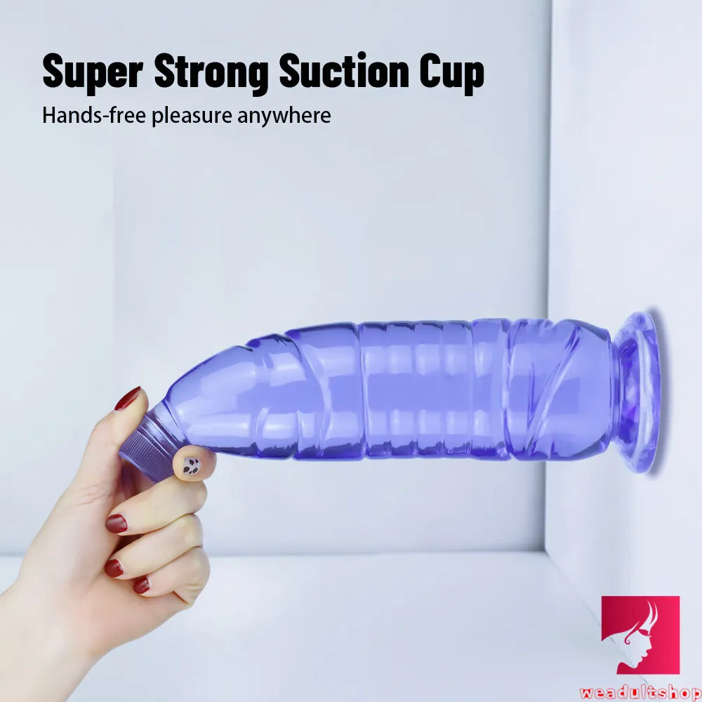 9.65in Bottle Fantasy Women Vagina Sex Penis Dildo For Adults