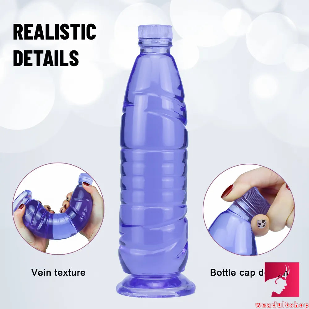 9.65in Bottle Fantasy Women Vagina Sex Penis Dildo For Adults