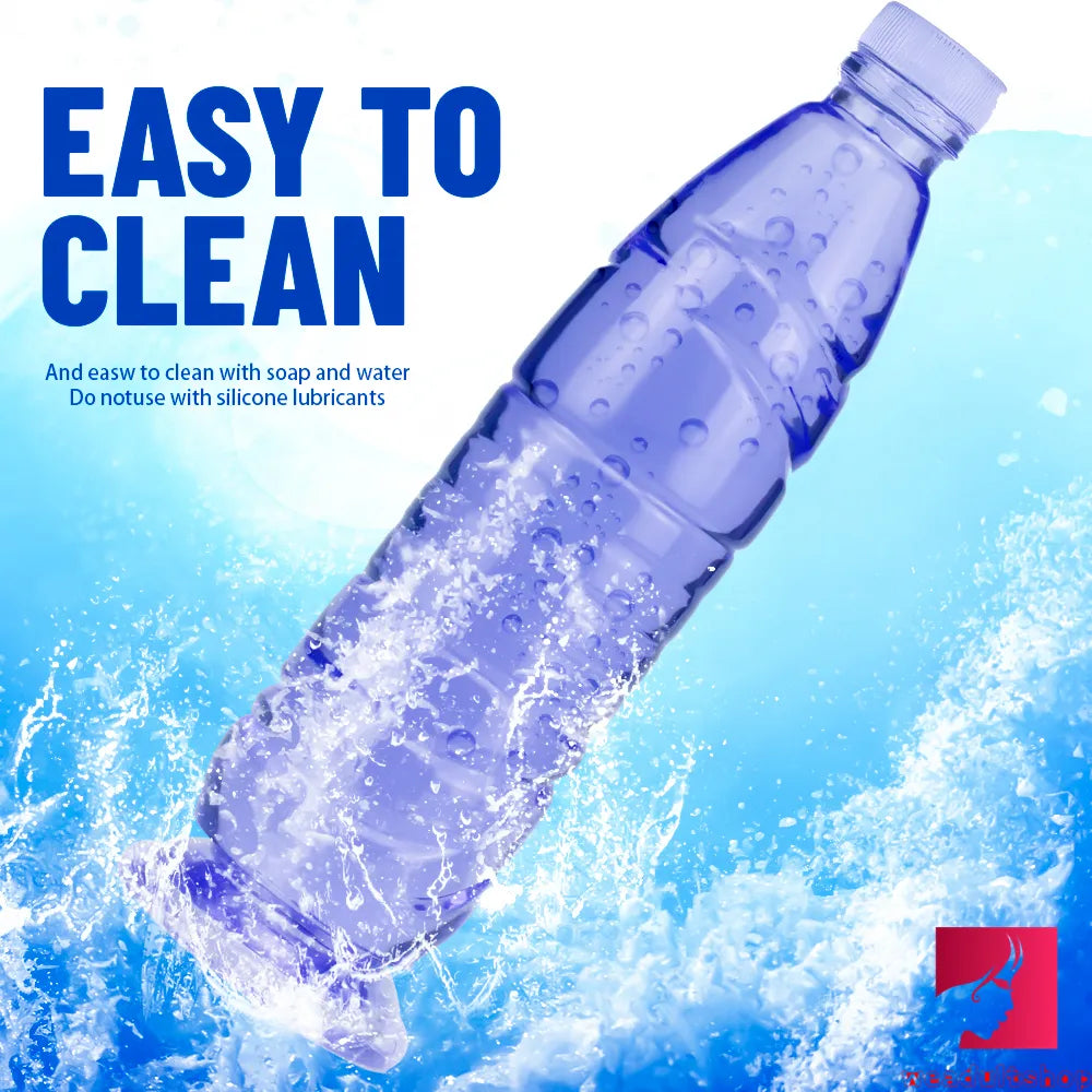 9.65in Bottle Fantasy Women Vagina Sex Penis Dildo For Adults