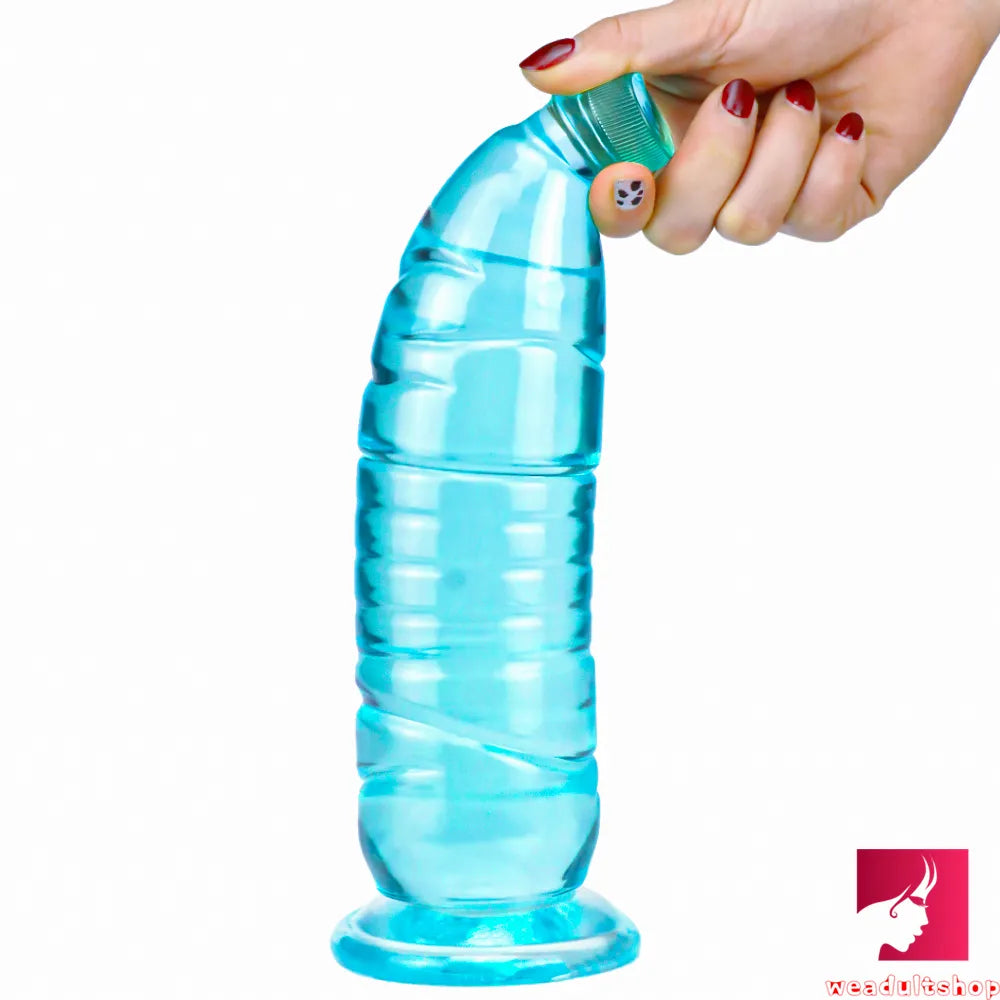 9.65in Bottle Fantasy Women Vagina Sex Penis Dildo For Adults