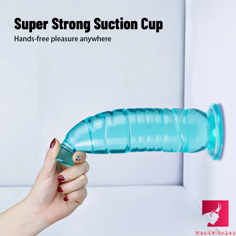 9.65in Bottle Fantasy Women Vagina Sex Penis Dildo For Adults