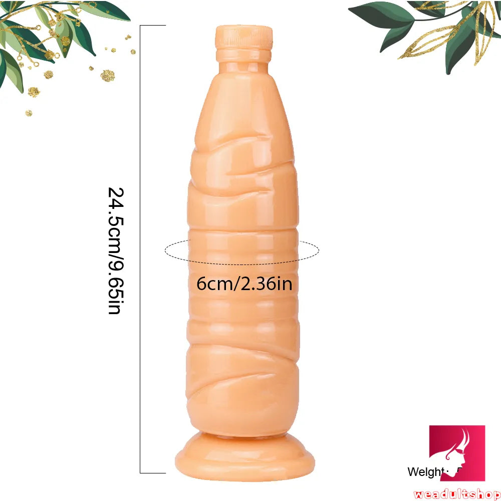 9.65in Bottle Fantasy Women Vagina Sex Penis Dildo For Adults