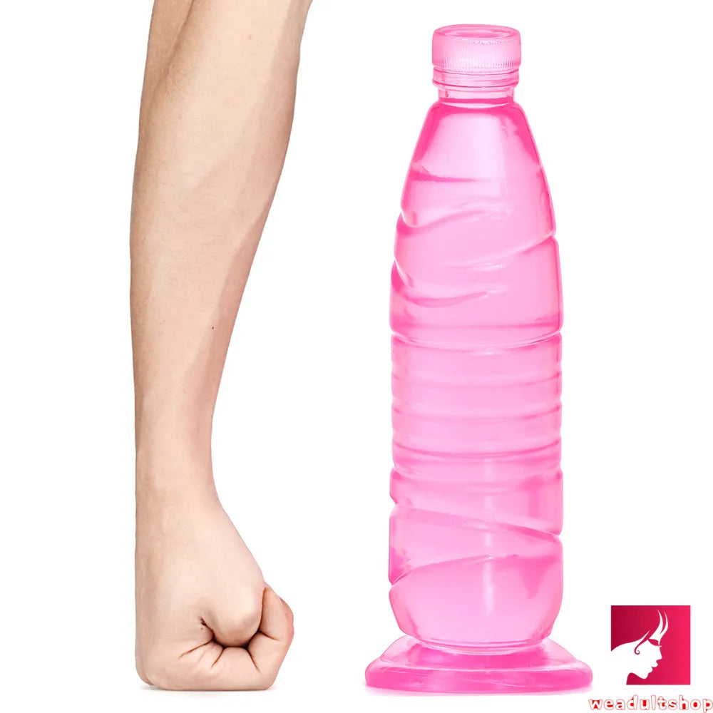 9.65in Bottle Fantasy Women Vagina Sex Penis Dildo For Adults