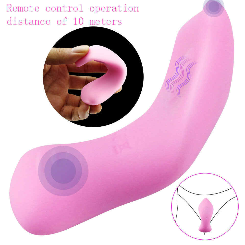 Liquid Silicone Invisible Wearable Rechargeable All-inclusive Vibrator