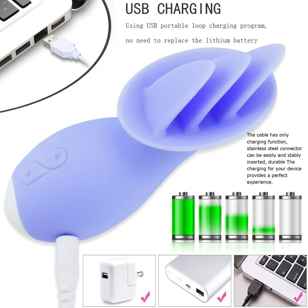 YHNB Tongue Licking USB Charging Waterproof Vibrator