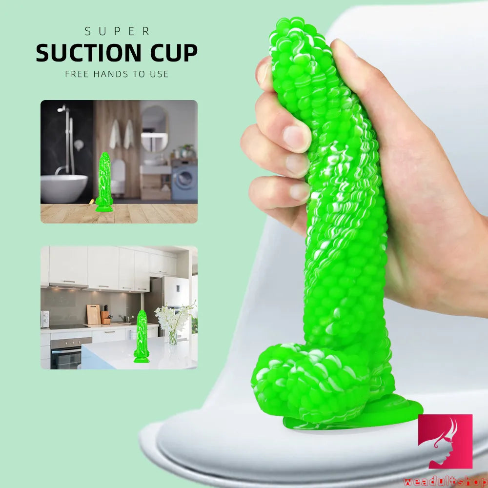 8in Corn Lifelike Feeling Silicone Vegetable Penis Butt Plug Dildo
