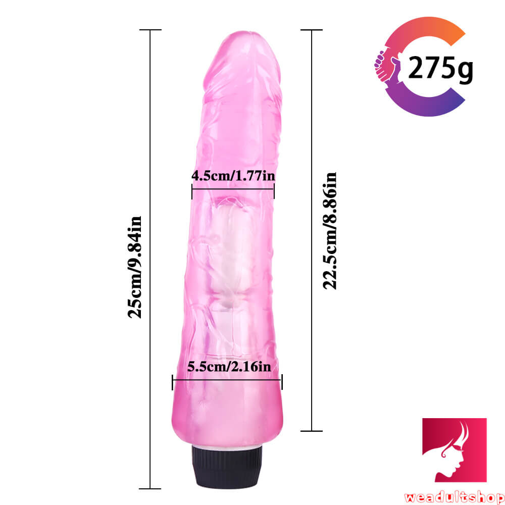 9.84in Realistic 7 Vibrating Modes Dildo Sex Toy For Women