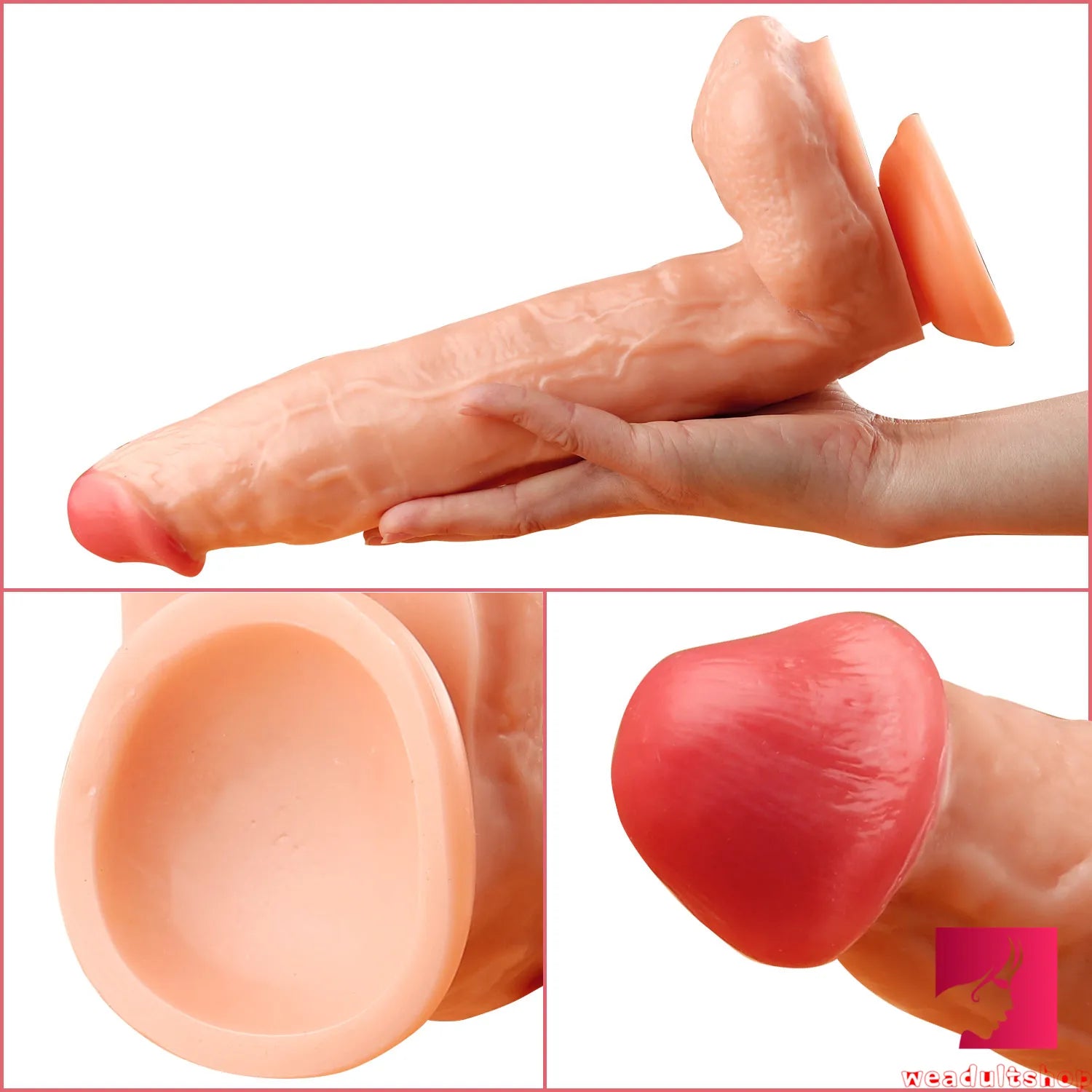 12.2in Realistic Feeling Dildo With Vivid Blood Vessel For Vagina