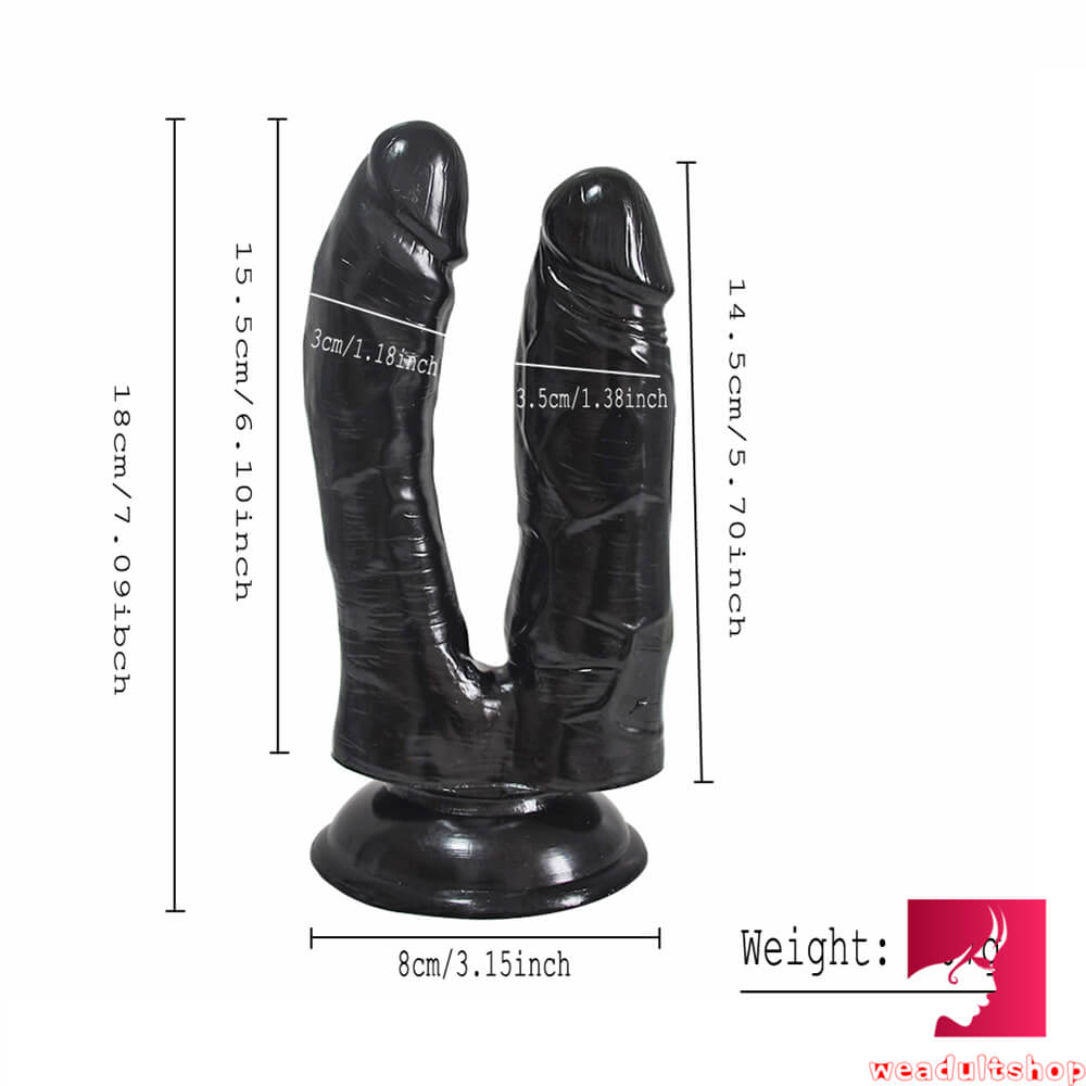 7.09in Double Headed Dildo Sex Toy Anal Dildo Trainer weadultshop