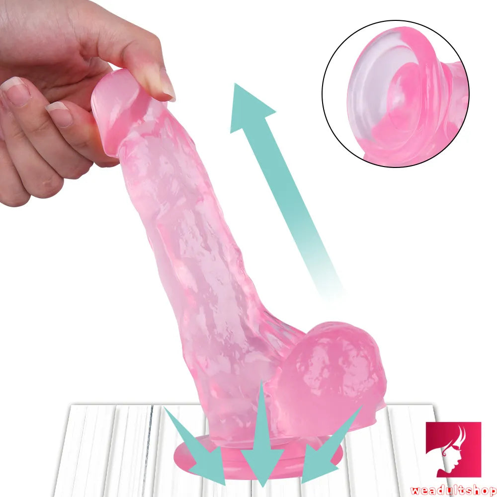 7.09in Artificial Dildo For Women Suction Cup Realistic Dildo