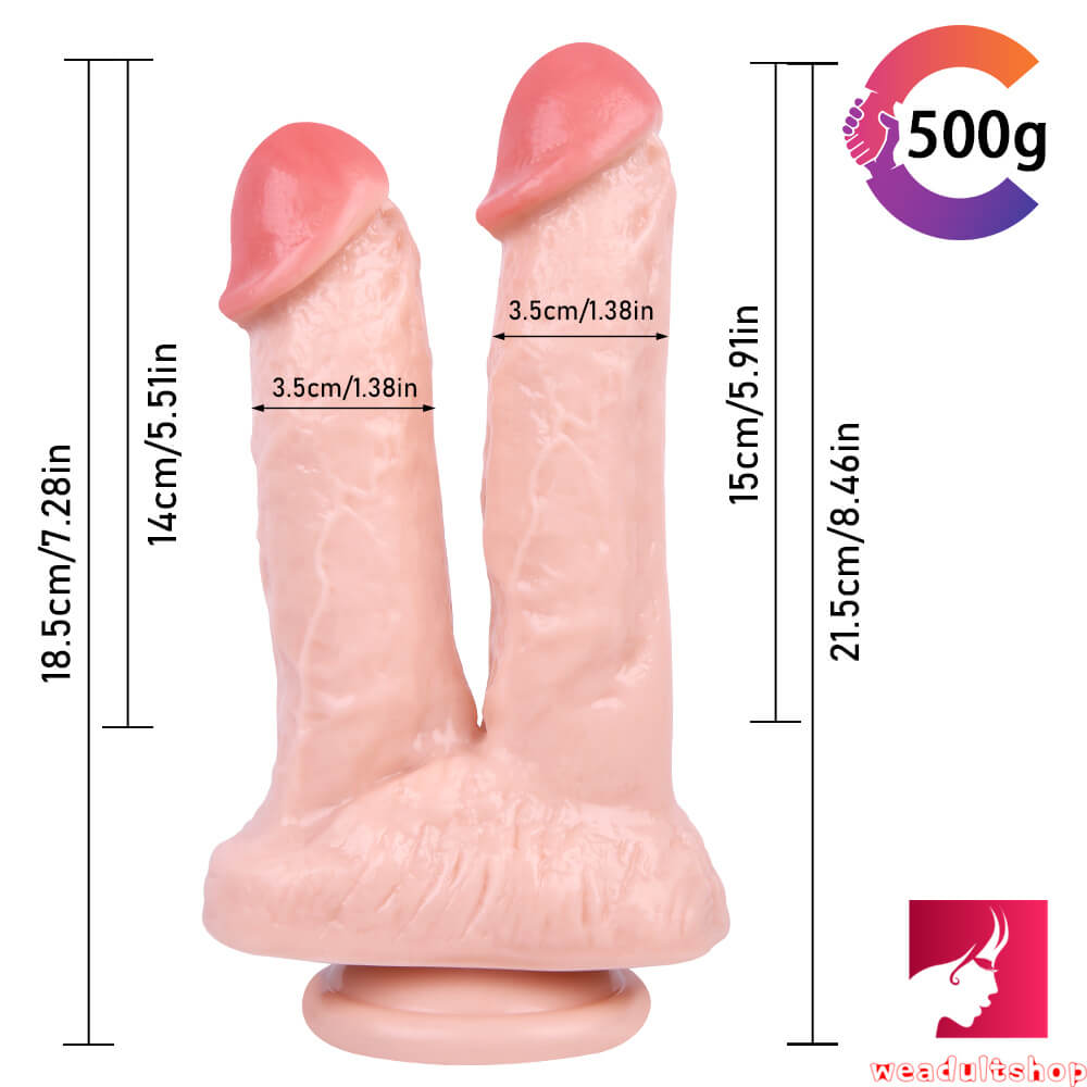 8.46in Asian Lesbian Dildo Standing Strap-on Insert Dildo Weadultshop