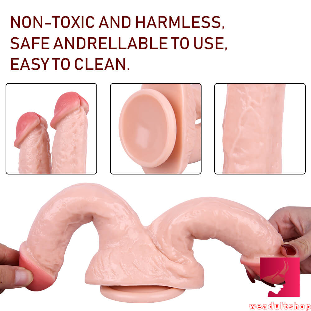 8.46in Asian Lesbian Dildo Standing Strap-on Insert Dildo Weadultshop