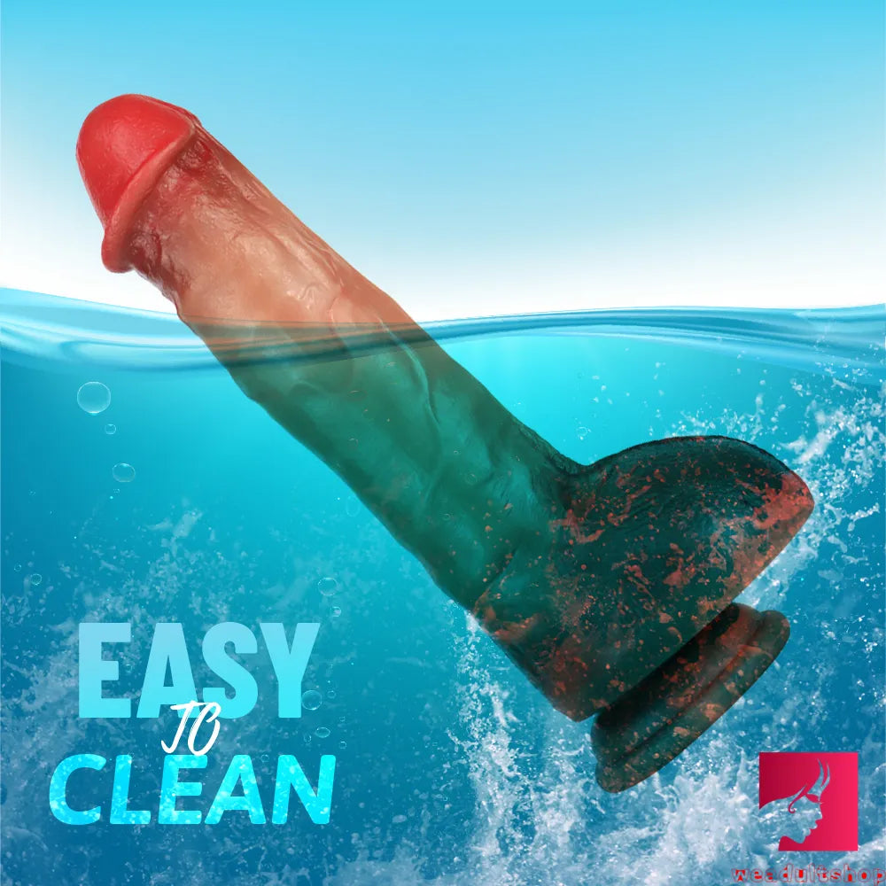 8.74in Tender Women Females Penis Dildo For Anal Vagina Sex