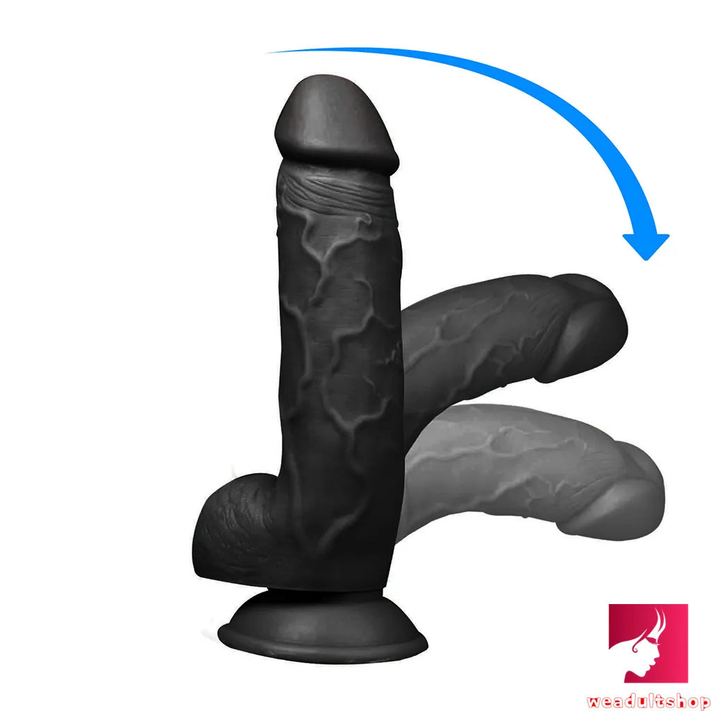 9.25in Soft Sexy Realistic Penis Dildo G Spot Vagina Stimulator