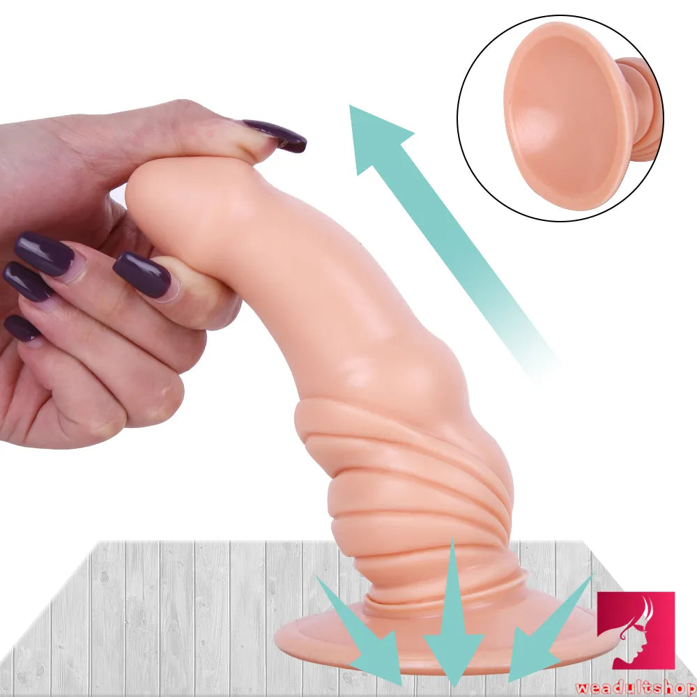 6.69in 2in1 Bullet Design Dildo Butt Plug Sex Toy