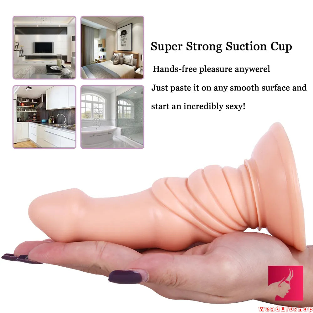 6.69in 2in1 Bullet Design Dildo Butt Plug Sex Toy