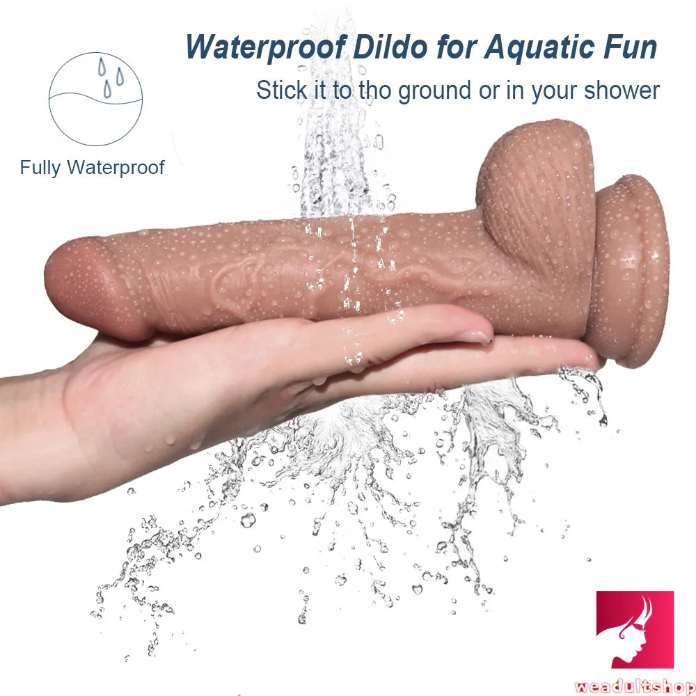 7.48in Double Layer Silicone Dildo For Women Couples Using Sex Toy