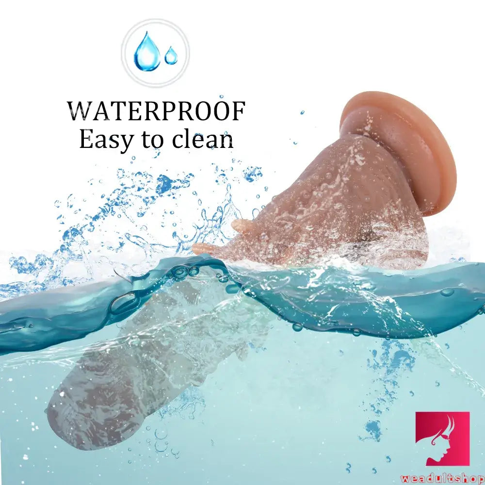 7.87in 8.27in Small Big Silicone Spiked Dildo For Anal Massaging