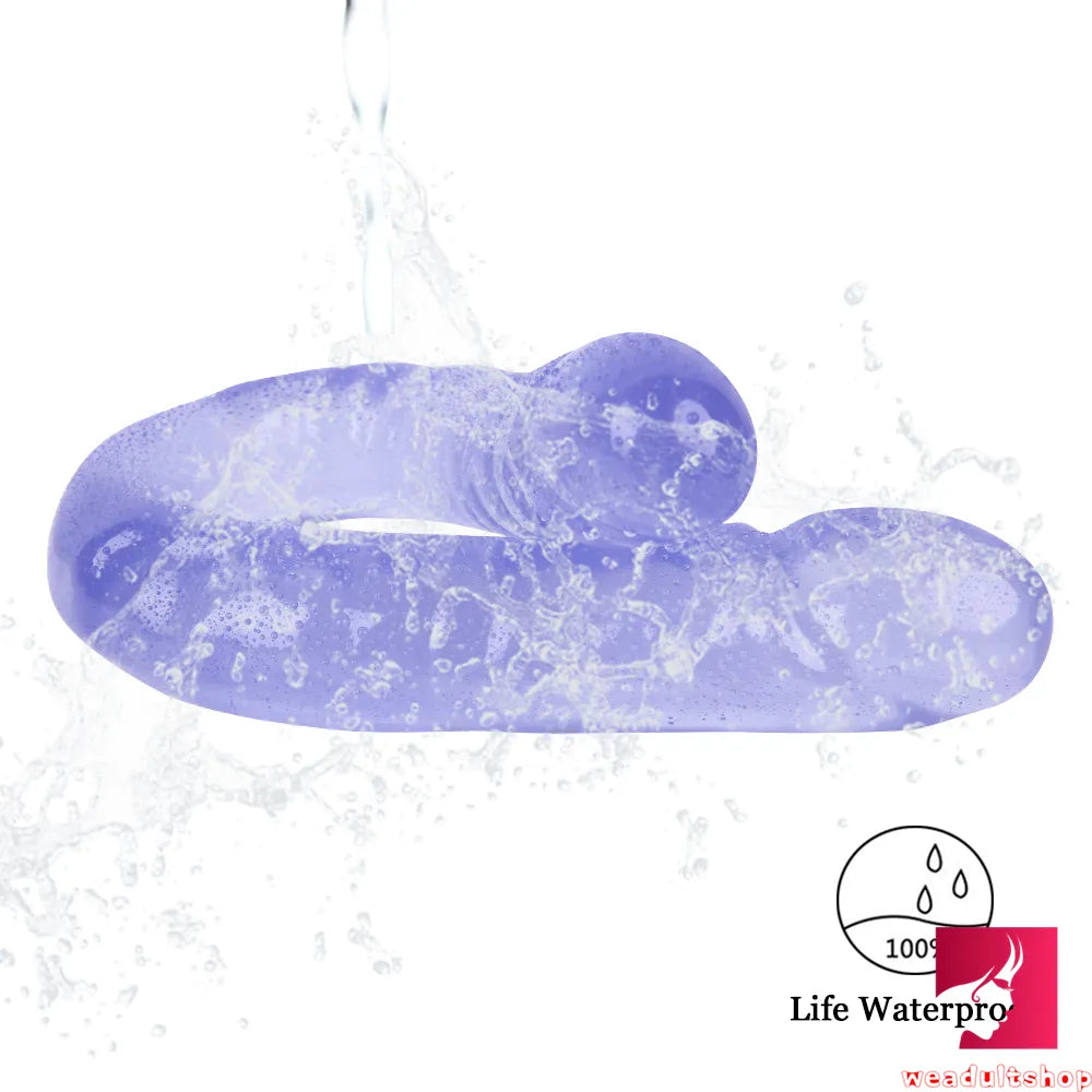 18.5in Dual Heads Real Skin Feeling Dildo For G Spot Massaging