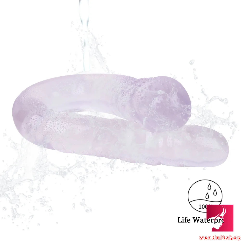 18.5in Dual Heads Real Skin Feeling Dildo For G Spot Massaging