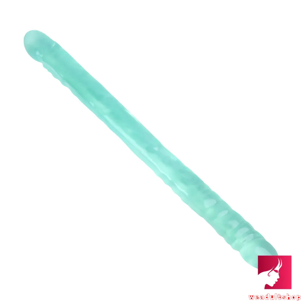 18.5in Dual Heads Real Skin Feeling Dildo For G Spot Massaging