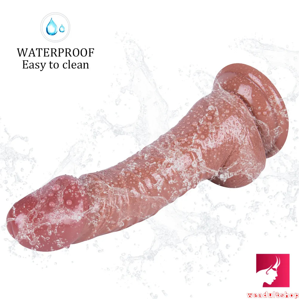 7.87in Flexible G-spot Realistic Dildo With Powerful Suction Cup