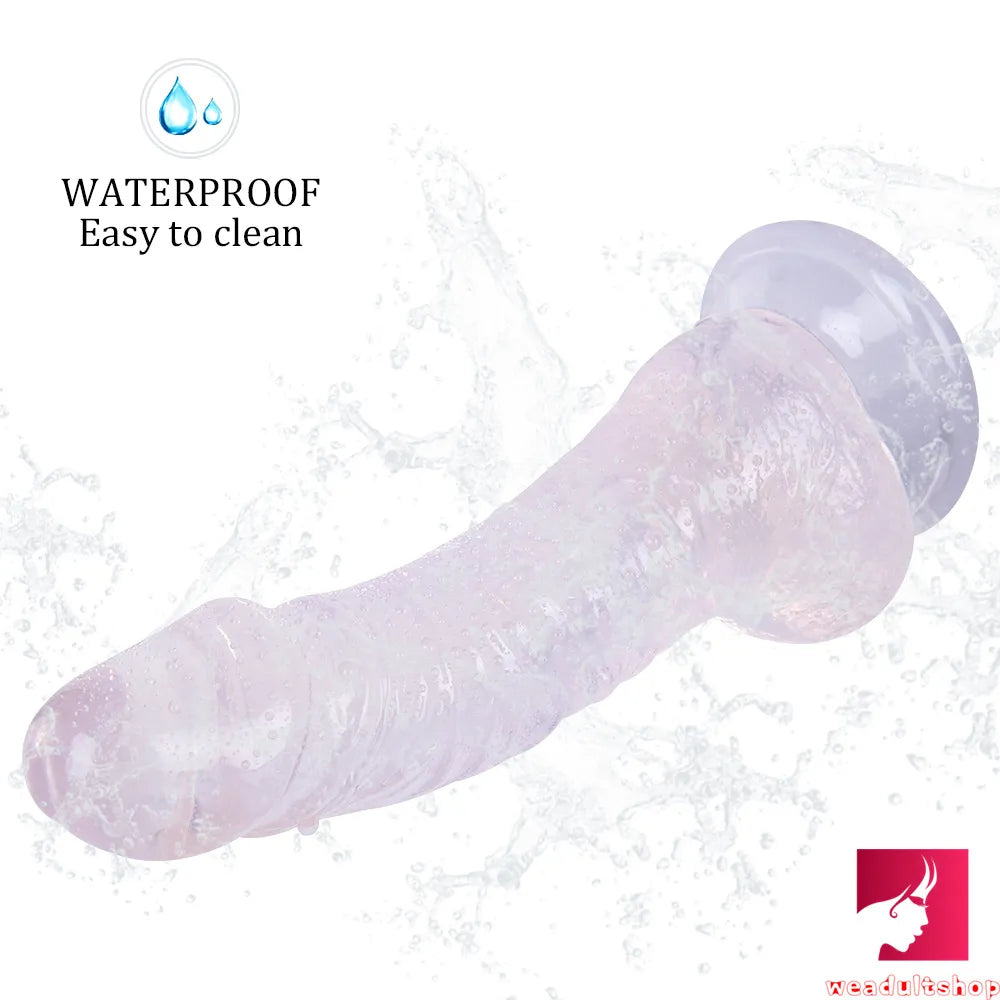 7.87in Flexible G-spot Realistic Dildo With Powerful Suction Cup
