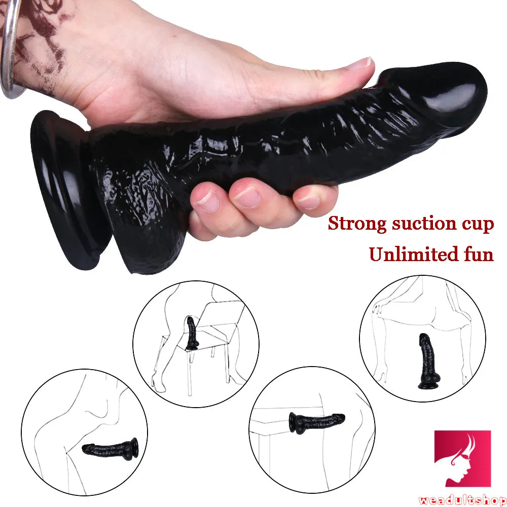 7.87in Flexible G-spot Realistic Dildo With Powerful Suction Cup