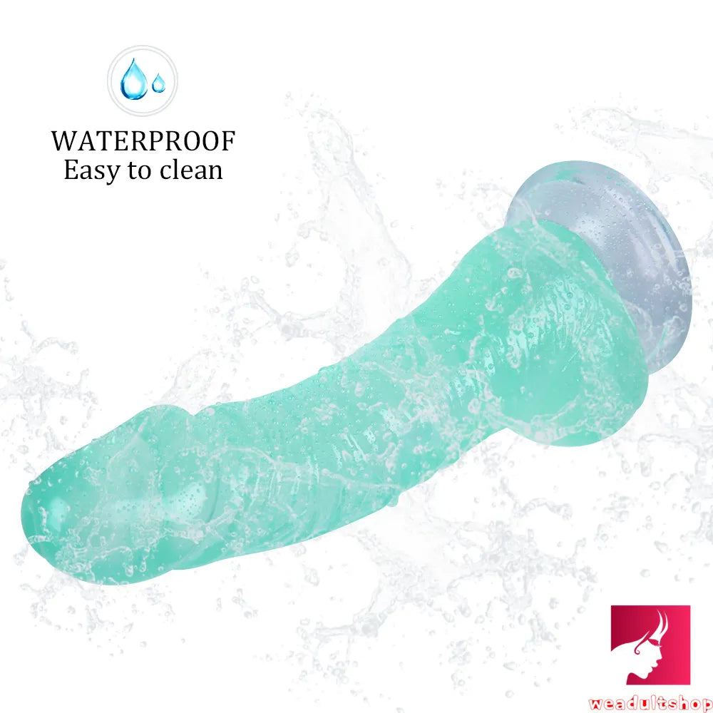 7.87in Flexible G-spot Realistic Dildo With Powerful Suction Cup