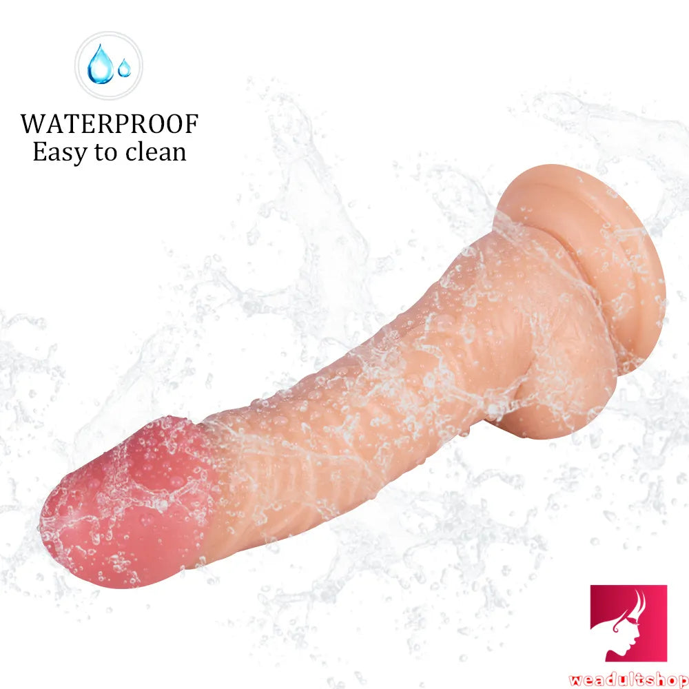 7.87in Flexible G-spot Realistic Dildo With Powerful Suction Cup